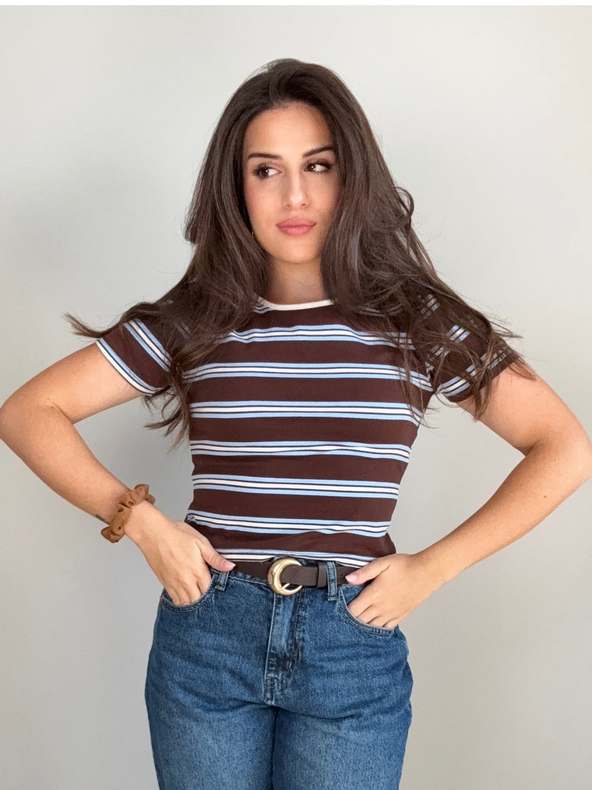 T-shirt righe Retro Lines