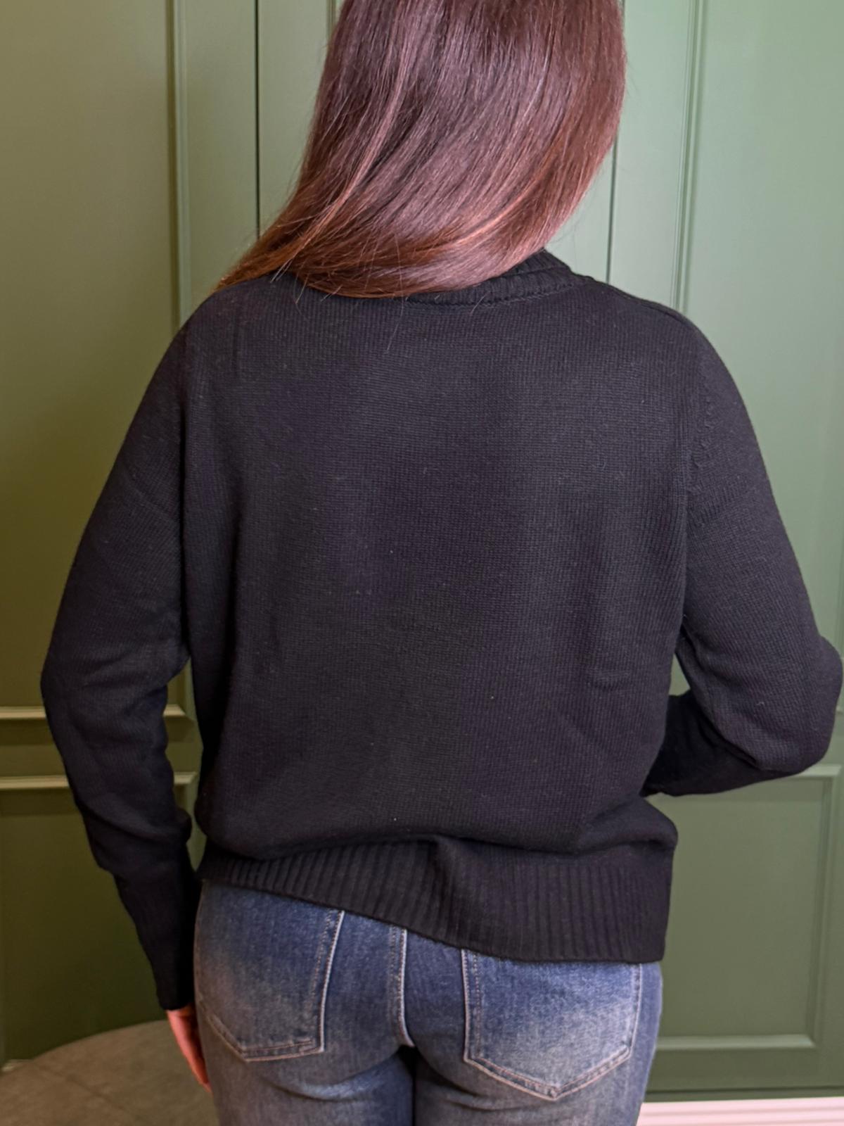 Maglione Basic Collo Alto