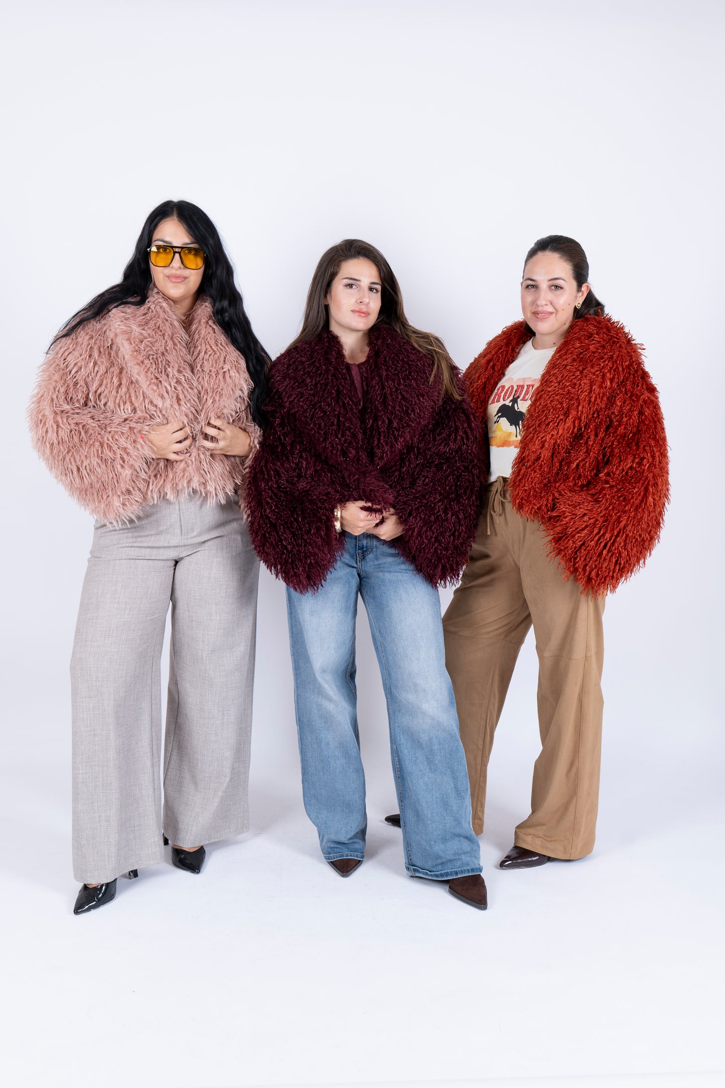 Pelliccia Plume Burgundy by Lumina