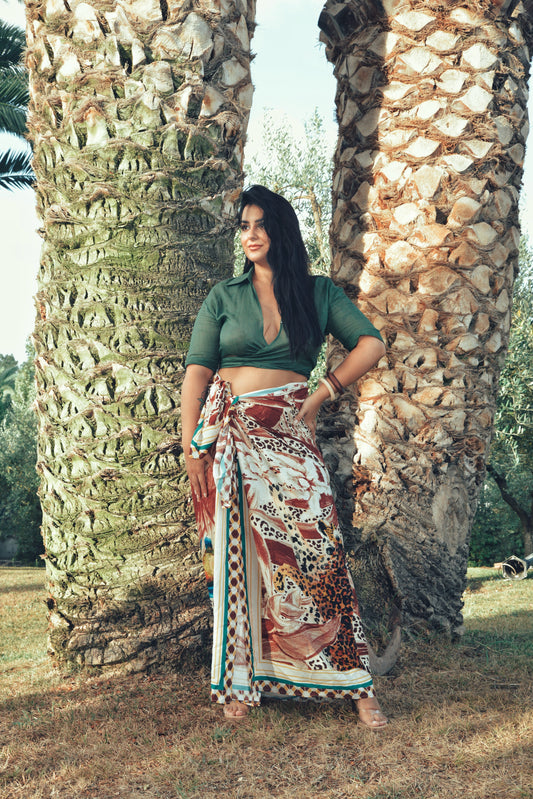 Camicia Crop by Lumina