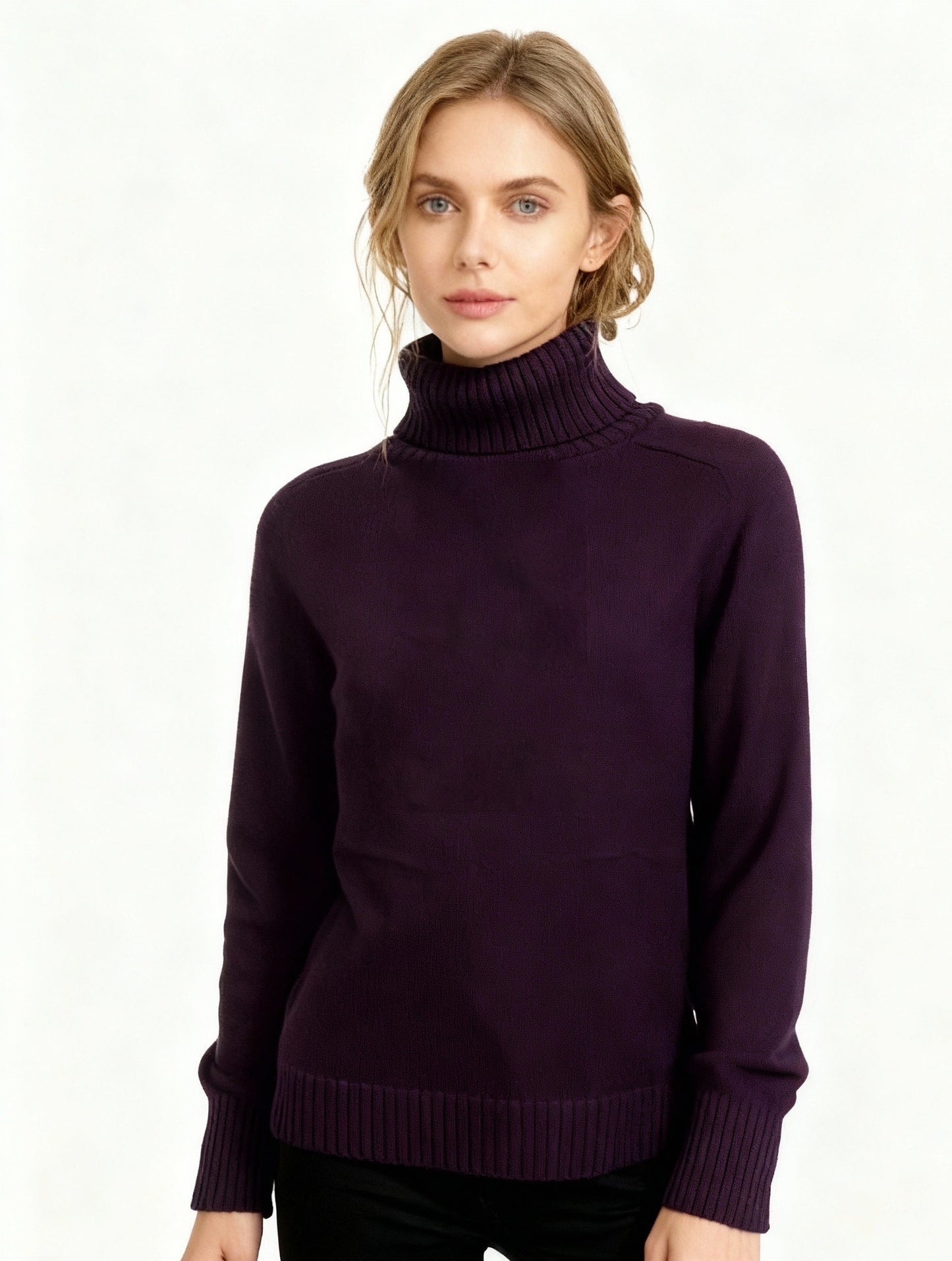 Maglione Basic Collo Alto