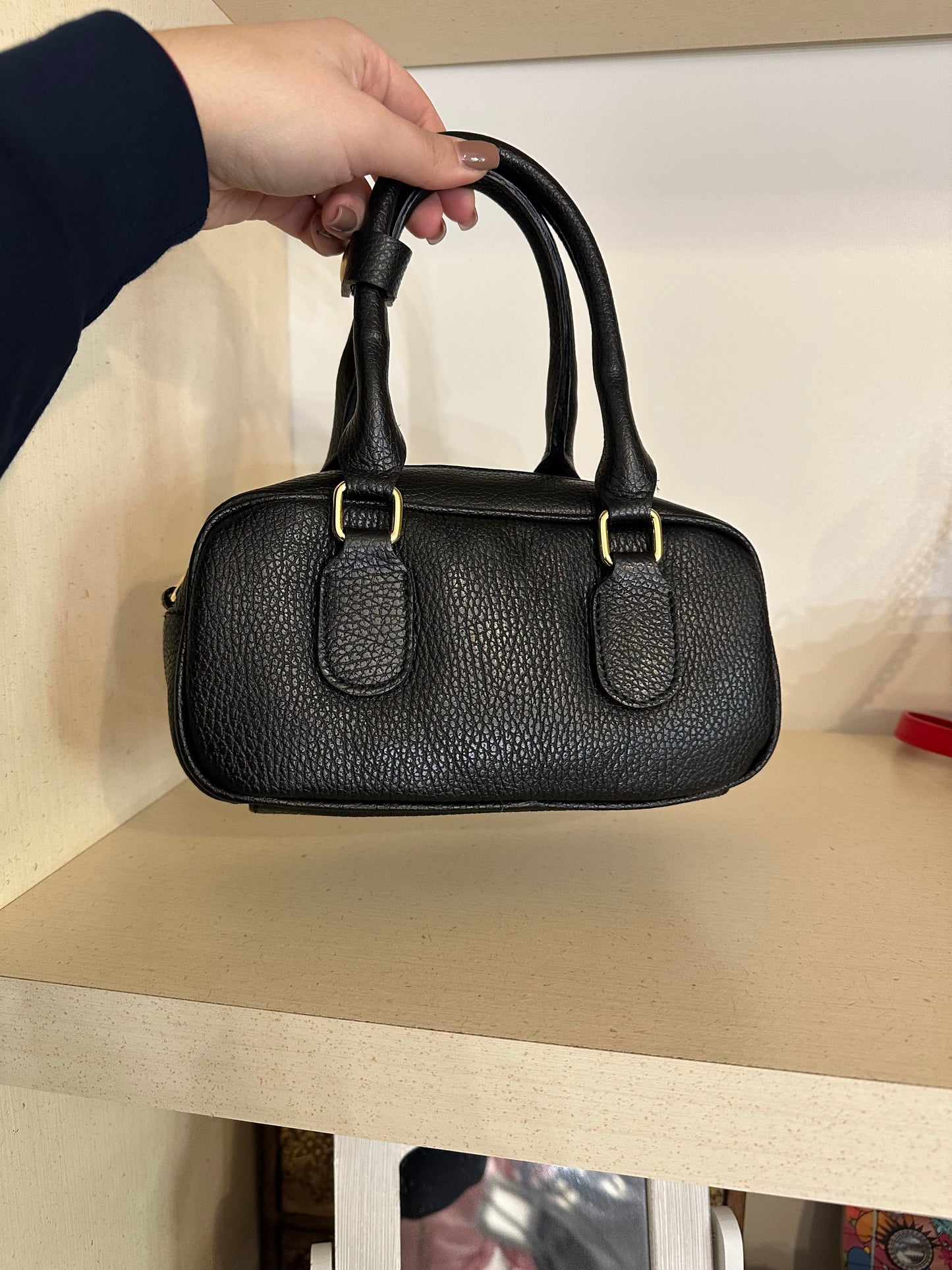 Bag Mini Black Vera Pelle