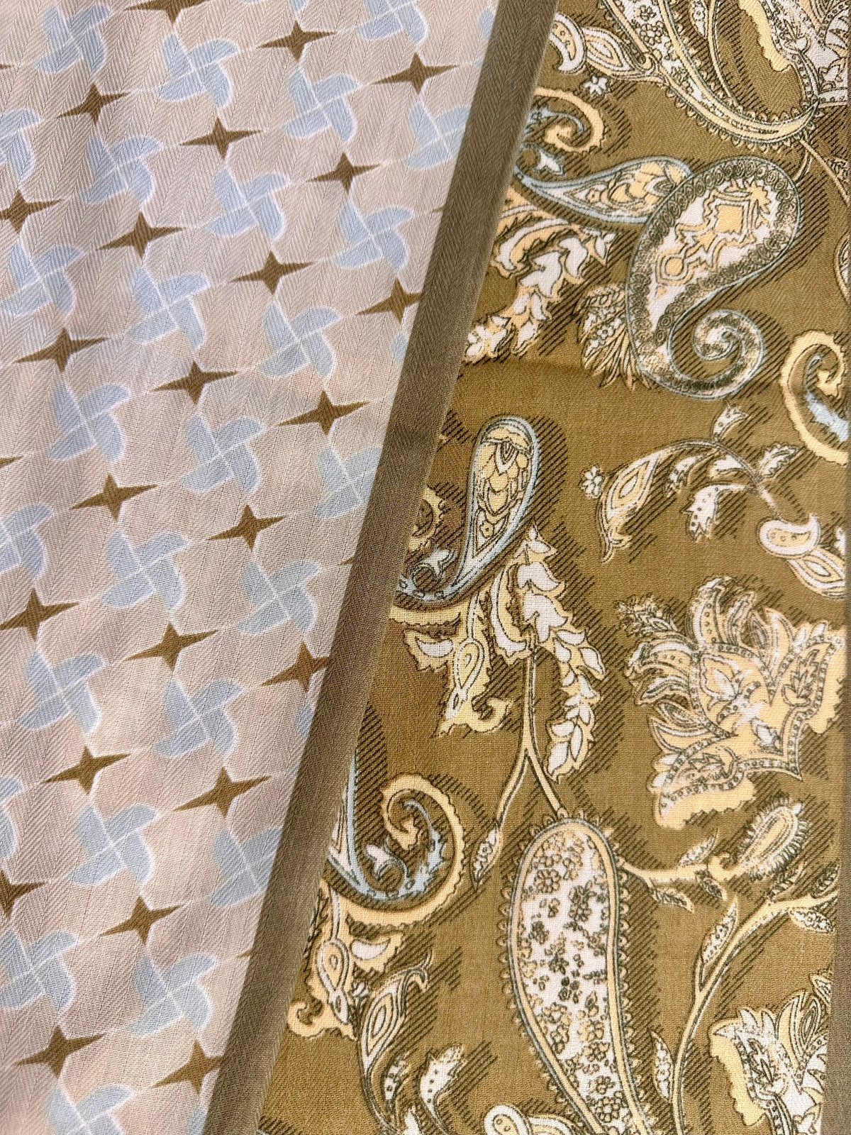 Foulard Twilly paisley Olive