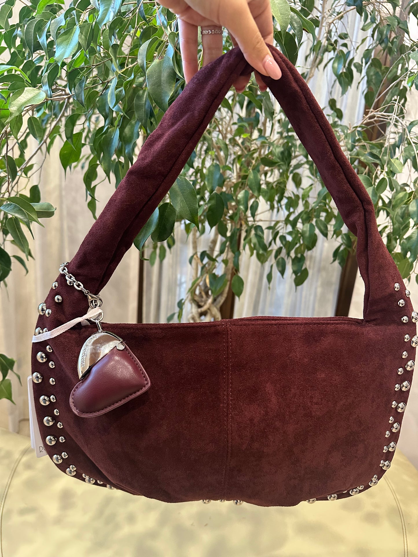 Borsa Velvet Bordeaux