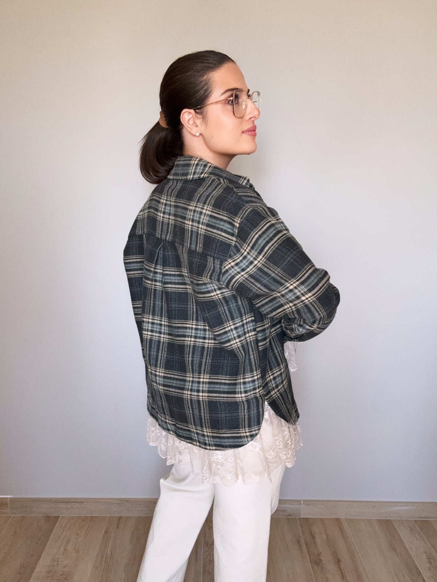 Camicia Check Pizzo