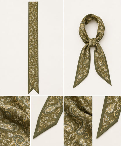 Foulard Twilly paisley Olive