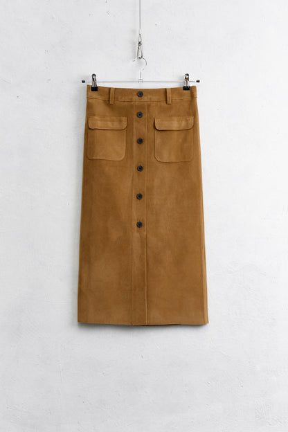 Gonna Suede Camel LUMINA