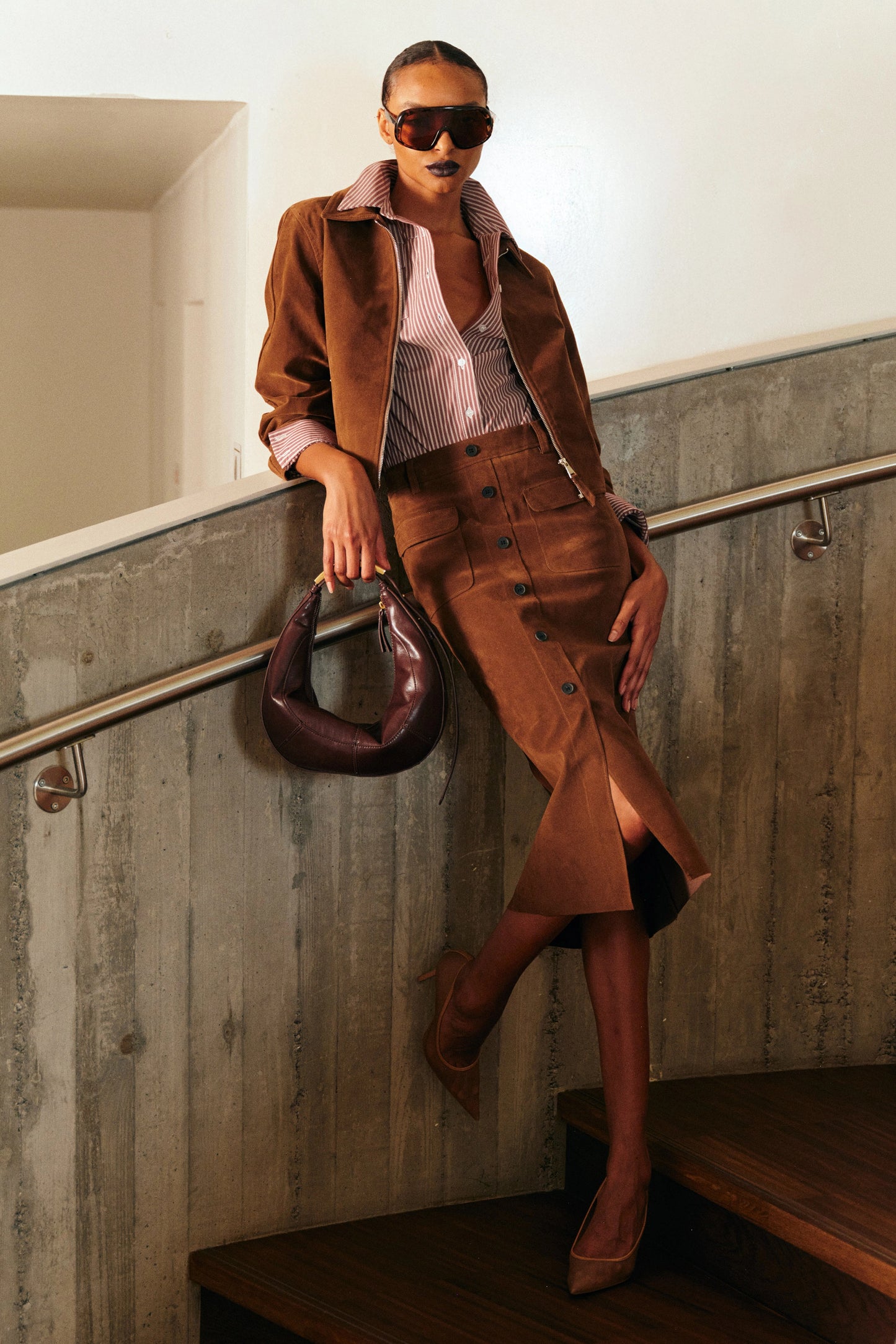 Gonna Suede Brown by Lumina
