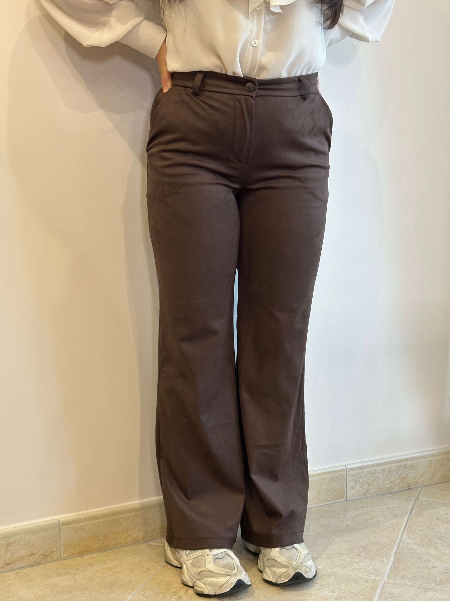 Pantalone Velvet Brown