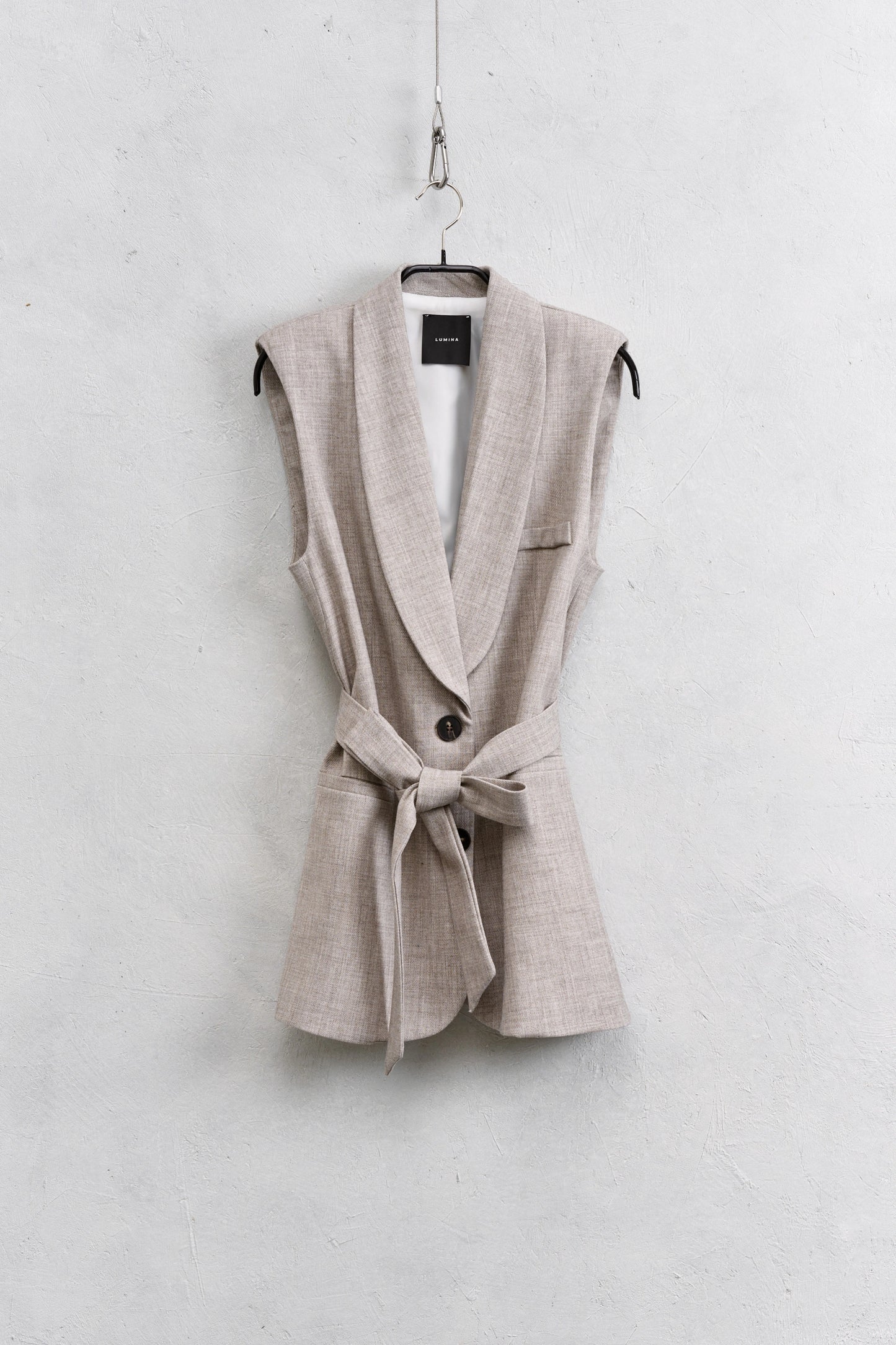 Gilet Grey by Lumina