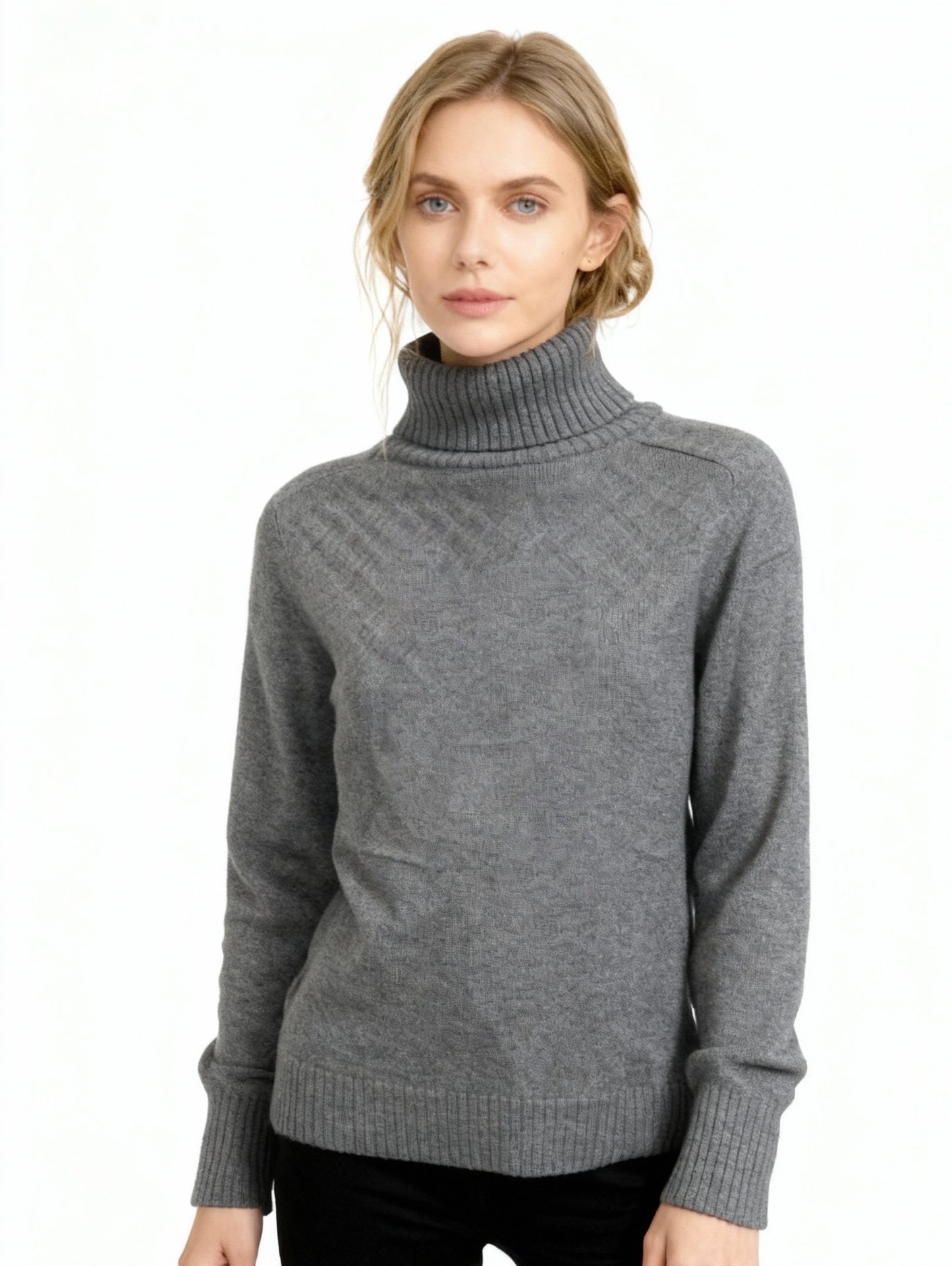 Maglione Basic Collo Alto