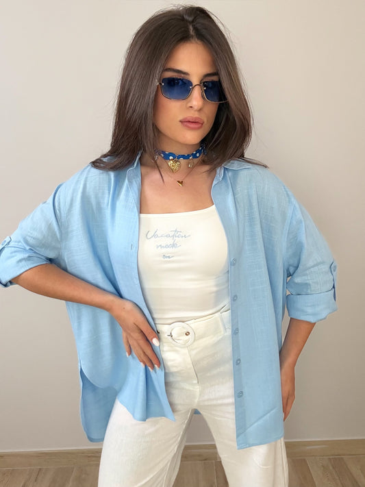 Camicia Basic Lino