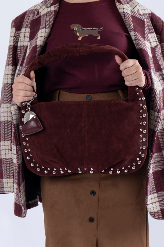 Borsa Velvet Bordeaux