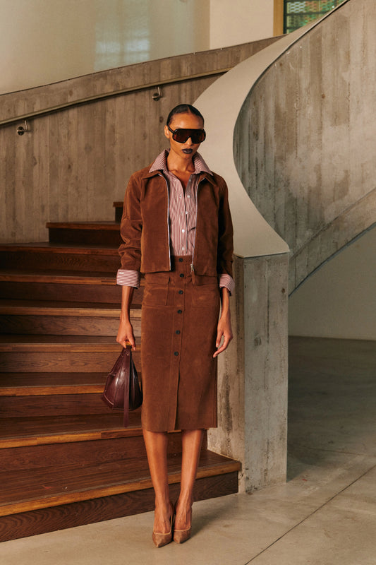 Gonna Suede Brown by Lumina
