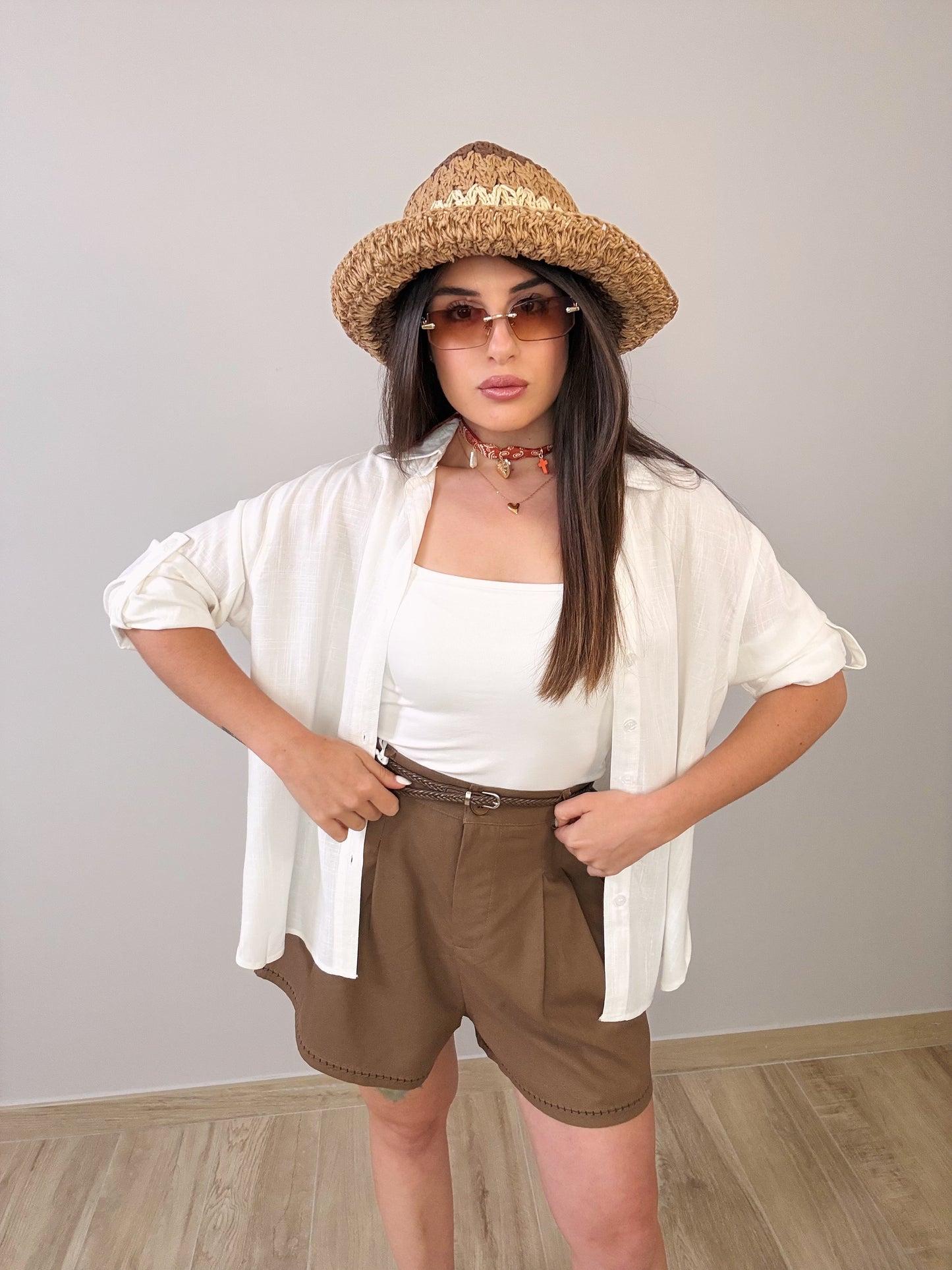 Camicia Basic Lino