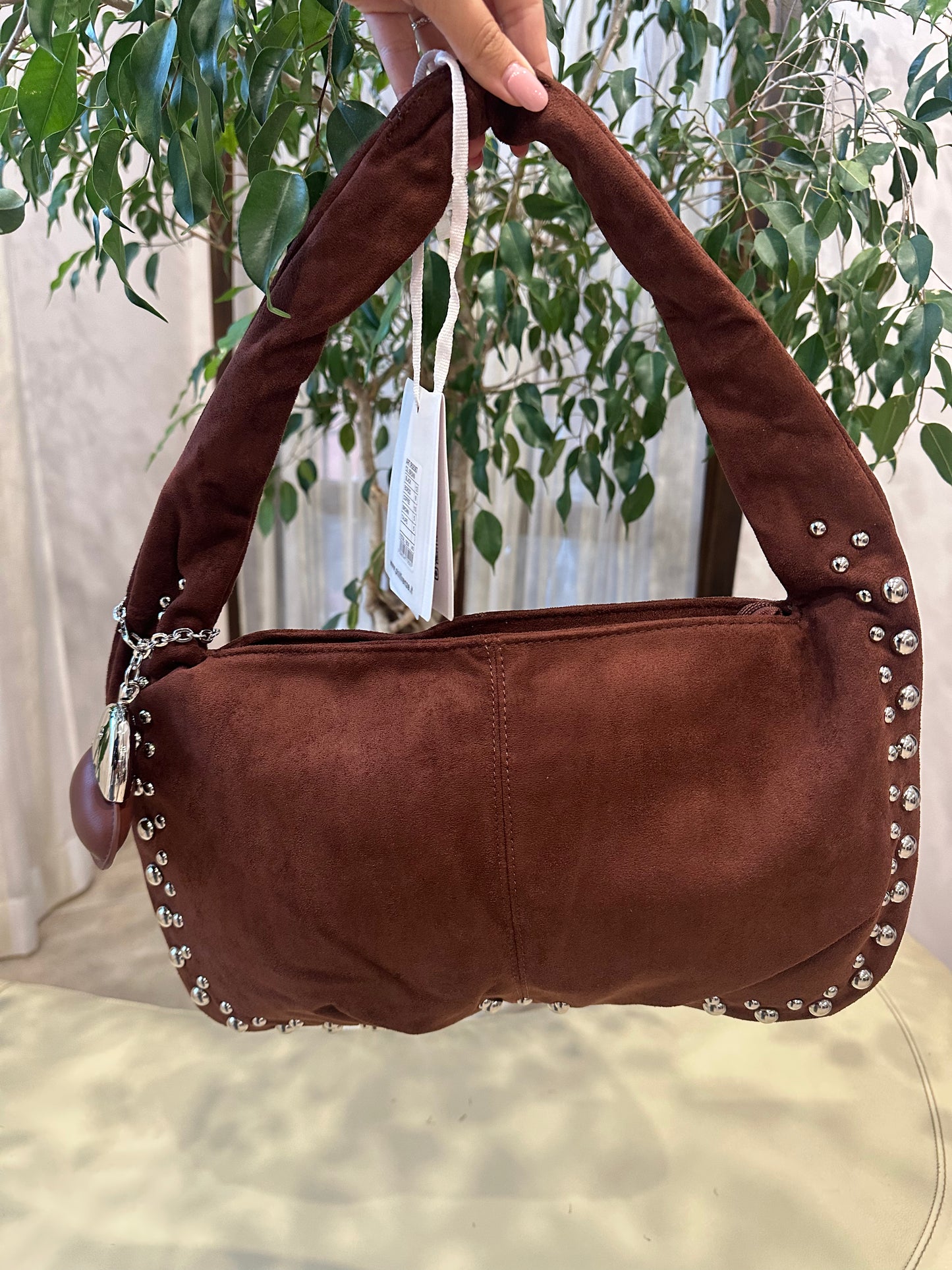 Borsa Velvet Brown