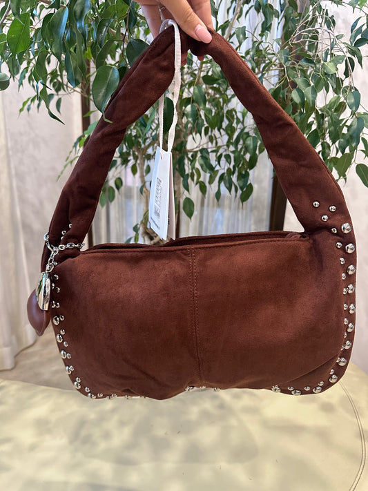 Borsa Velvet Brown