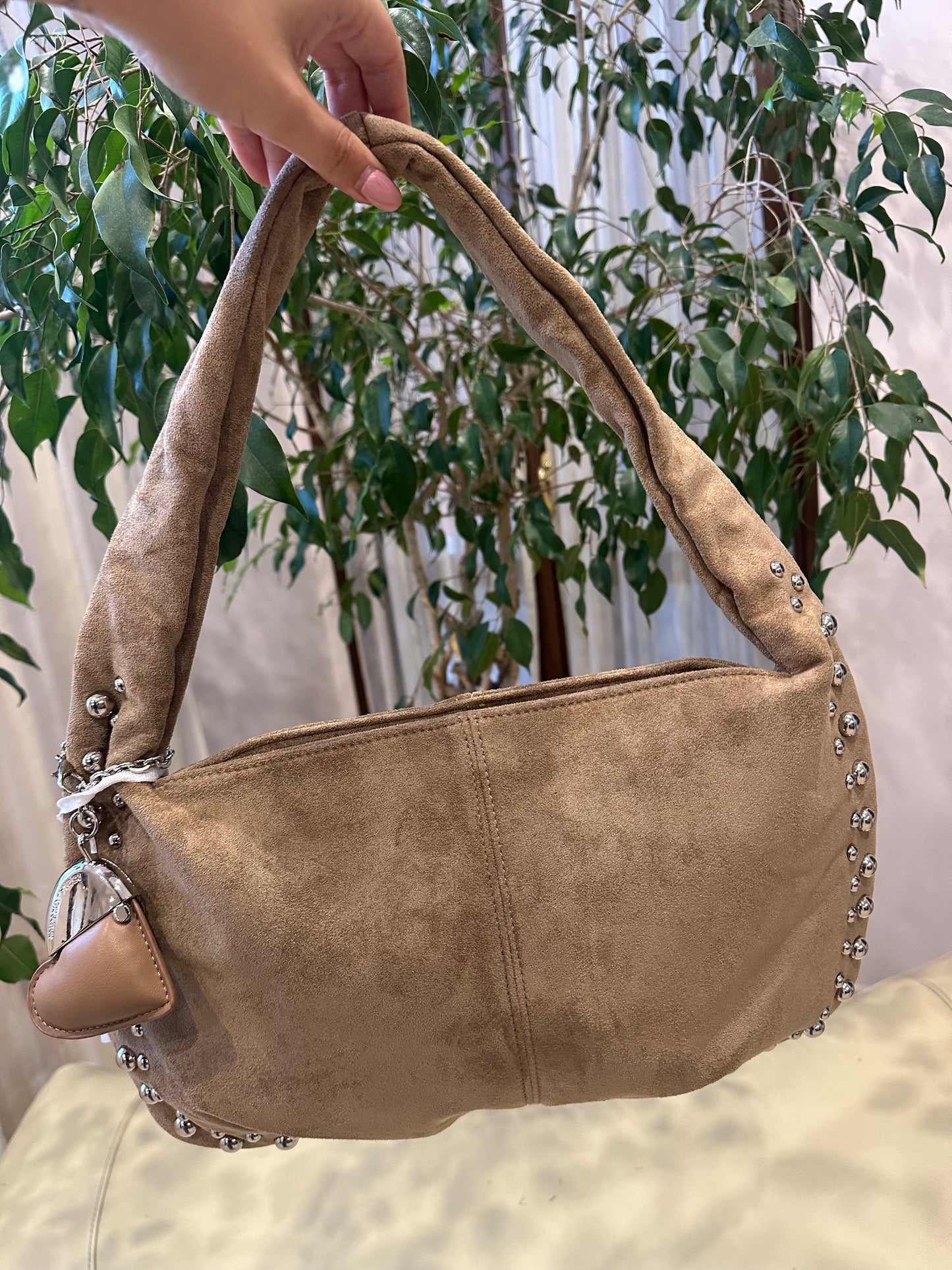 Borsa Velvet Taupe