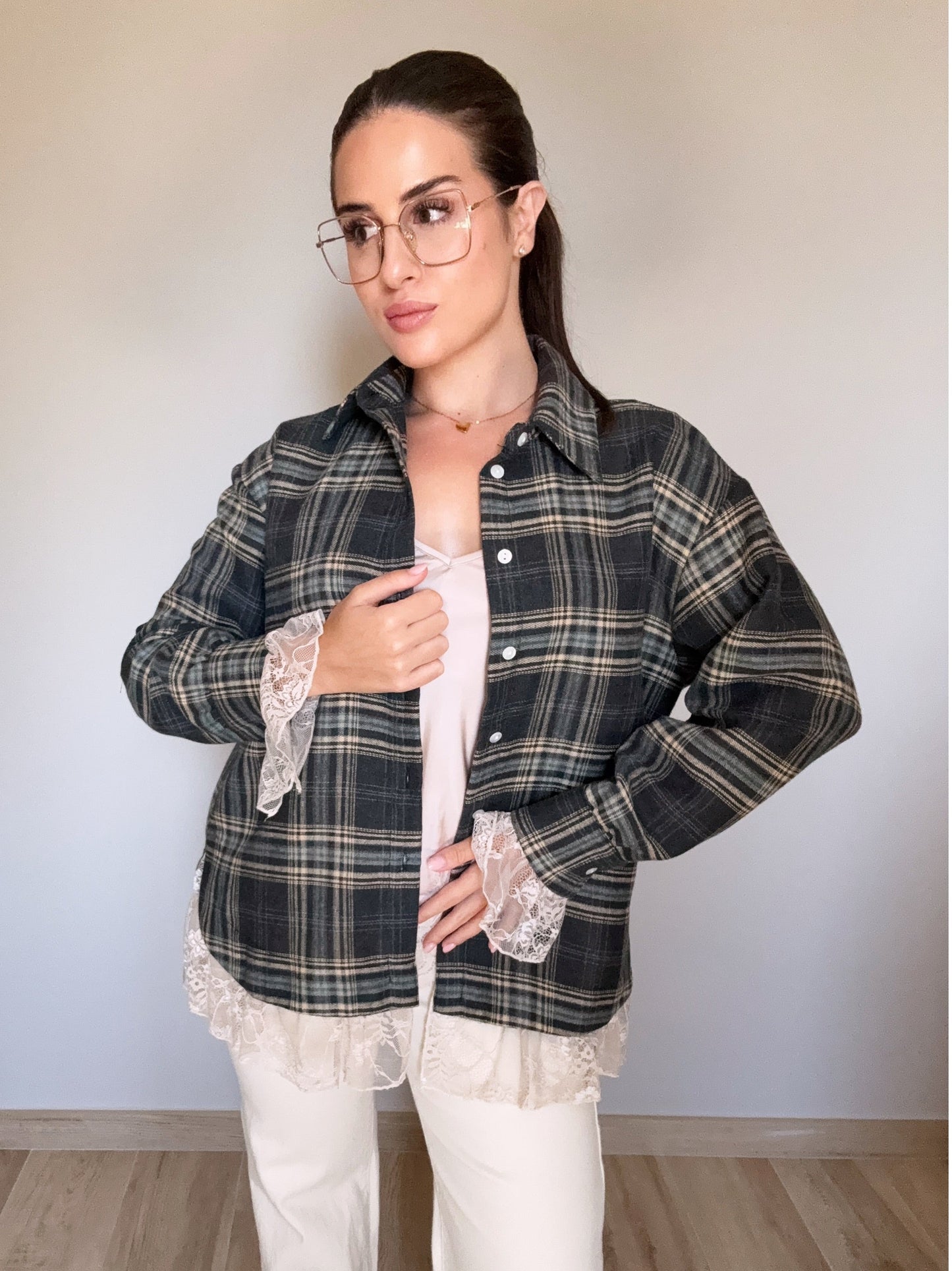 Camicia Check Pizzo