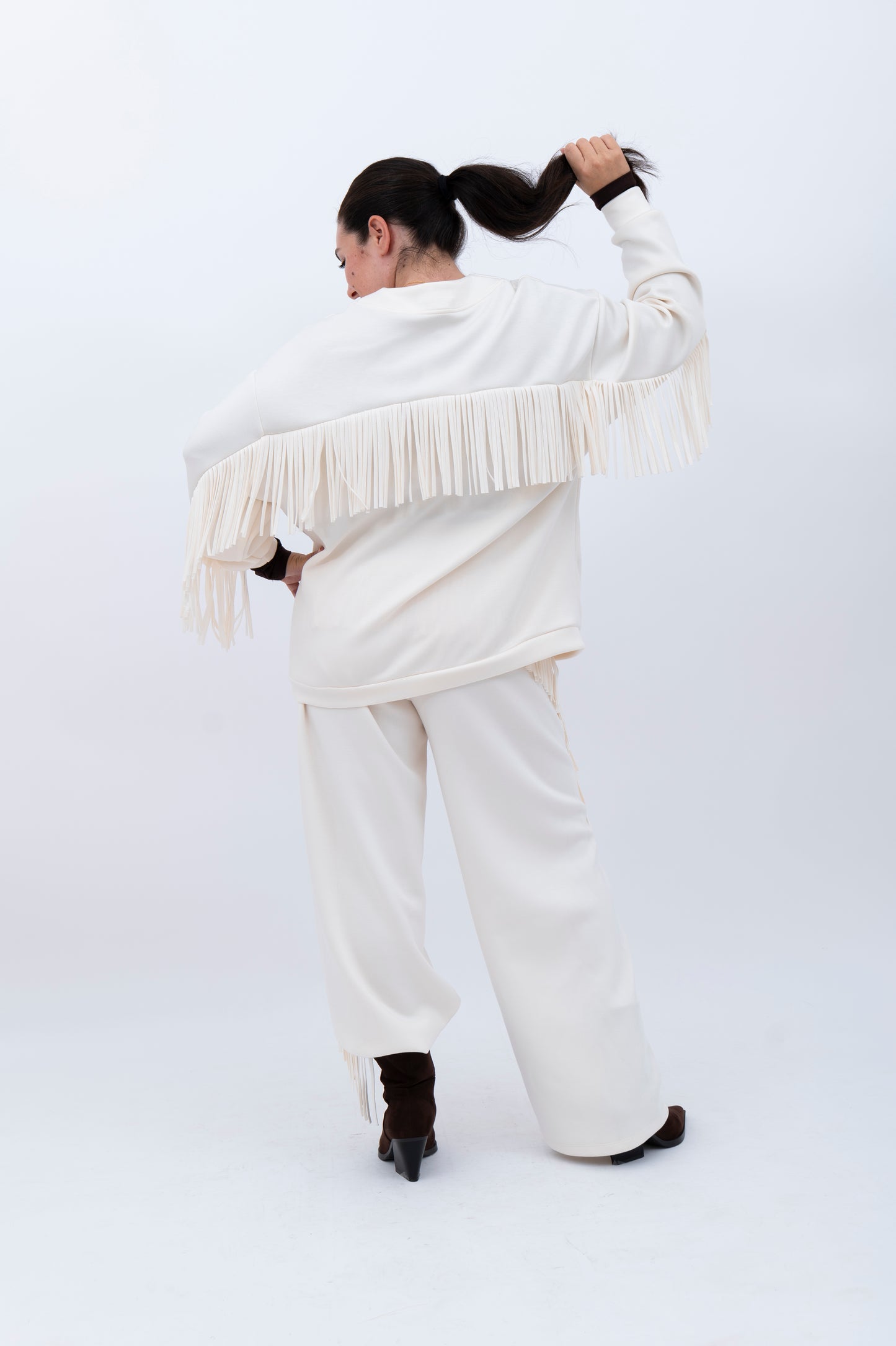 Cardigan Fringe by Lumina