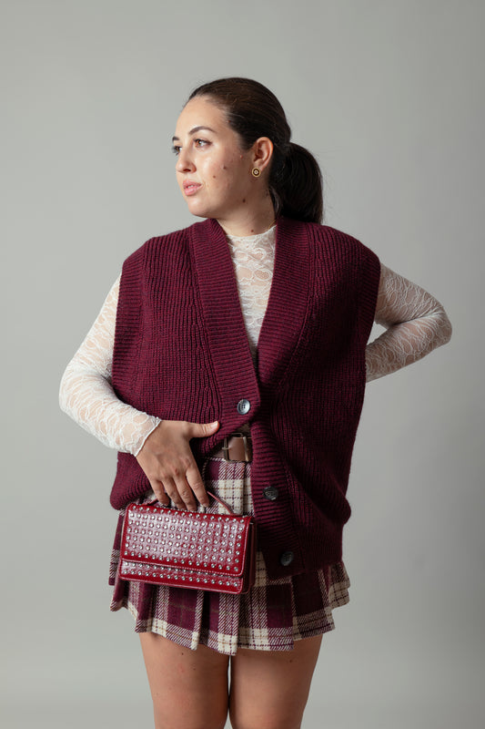 Gilet Burgundy by Lumina