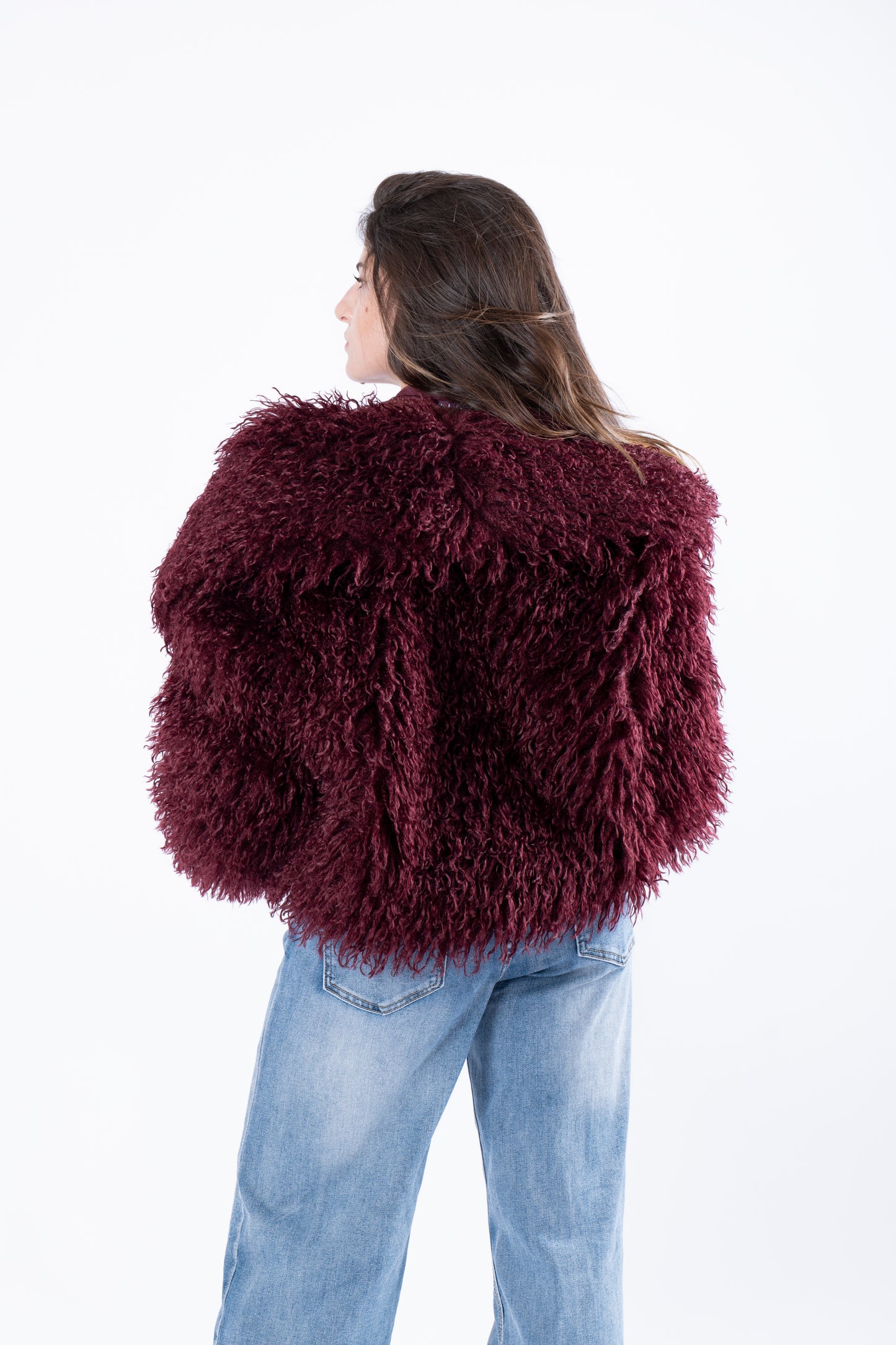 Pelliccia Plume Burgundy by Lumina
